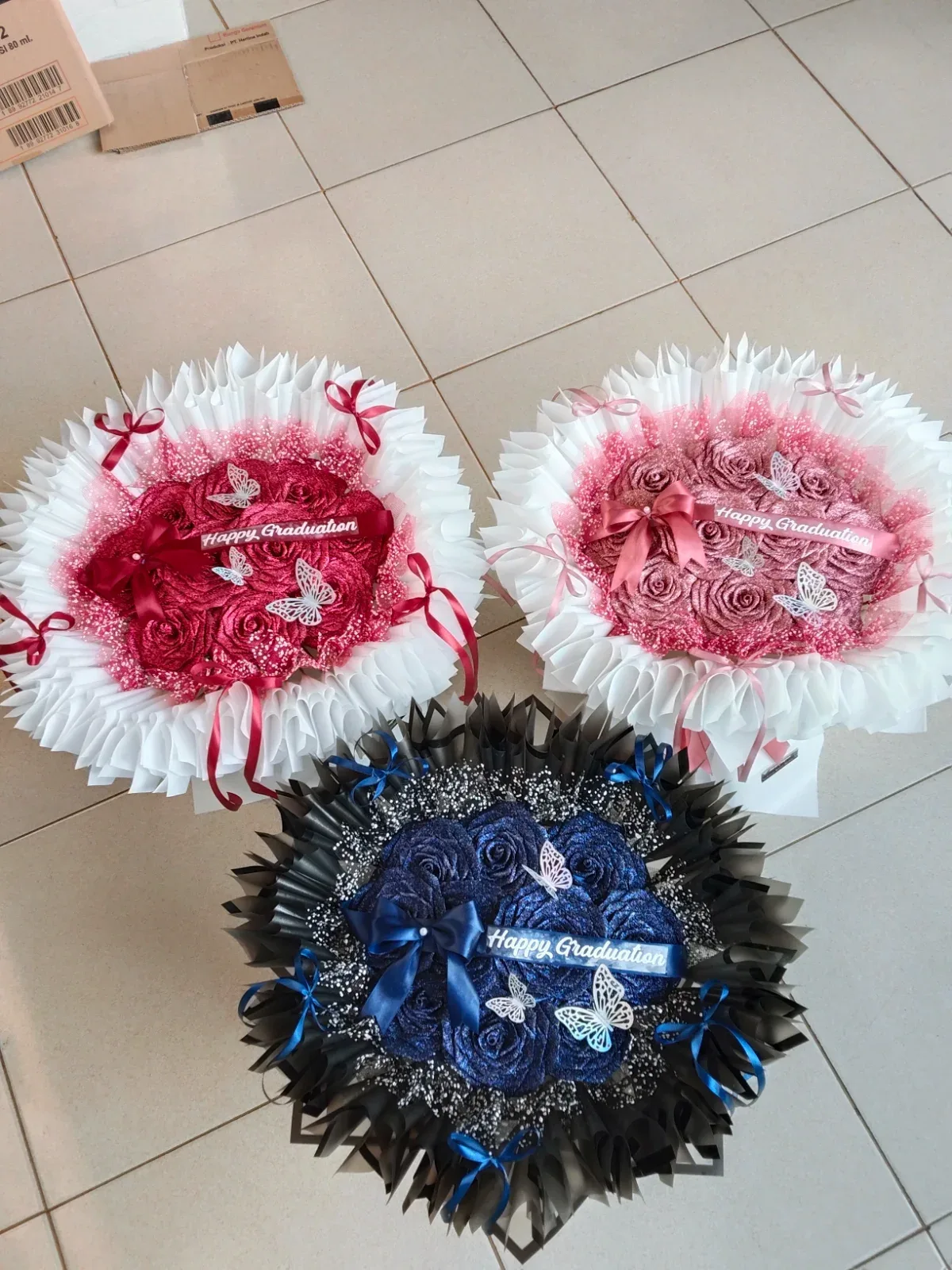 Buket Pita Satin 7 Tangkai Gembul
